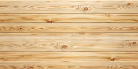 Fototapeta premium A close-up shot of a wooden plank wall with a natural wood grain and knots