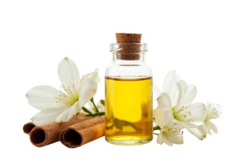 spa still life with essential oil