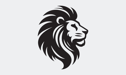 Lion Head Silhouette Bold and Powerful Designs for Logos