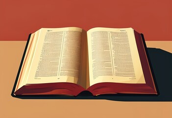 Fototapeta premium open Bible