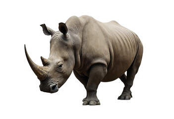 Obraz premium rhino isolated on white
