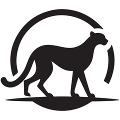  Cheetah Silhouette Unique Illustration