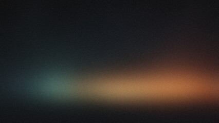 Obraz premium Moody grainy background with soft light spots forming a gradient effect