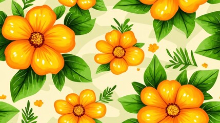 Brighten your spaces with vibrant yellow floral patterns for home decor and design inspiration