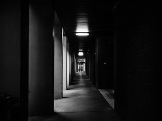 Dark corridor