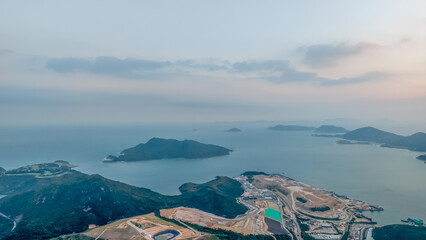 Environmental Management Site in Hong Kong, South East New Territories Landfill