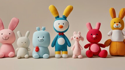 Explore adorable plush toys discover a colorful collection of charming animal characters