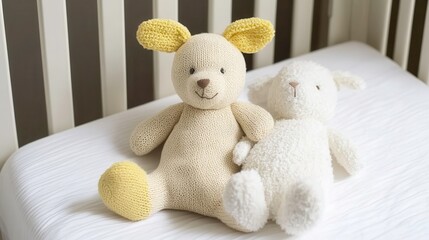 Delightful plush toys bring joy and comfort to your nursery decor and playtime adventures