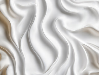Fototapeta premium Elegant Satin Silk Fabric Background with Luxury Waves and Rich Ripples, Perfect for Abstract Wallpaper Design and Fashion