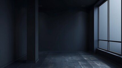 Shadowy Corner of a Black Room with Window Light for Dramatic Effect. Generative AI
窓の光でドラマチックな効果を演出する黒い部屋の影のコーナー。