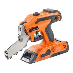 Fototapeta premium Powerful Orange Power Tool for Cutting and Shaping Surfaces
