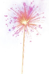 PNG  Fireworks outdoors nature purple.