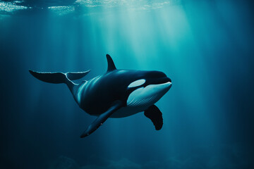 Obraz premium shark in aquarium