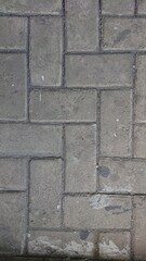 Gray Paving Block with Harsh Shadow