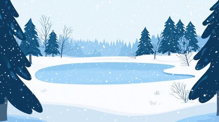 Tranquility of the Winter Forest