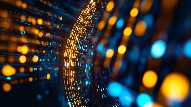 This visualization depicts the intricate connections and data streams within a quantum computing system