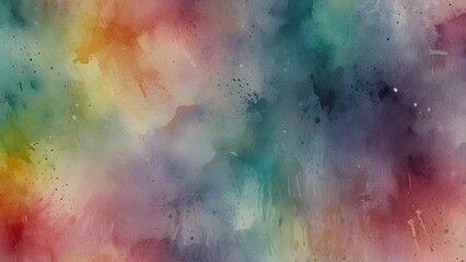 Obraz premium Abstract watercolor background. Hand-painted background. Illustration generated by AI