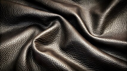 Naklejka premium Top view leather texture background