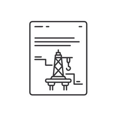 Oil icon symbol vector image Illustration
