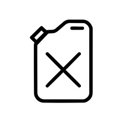 Fototapeta premium Oil icon symbol vector image Illustration 