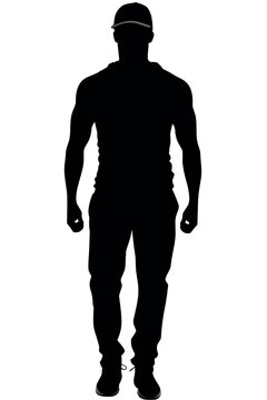 recommend clip art: Human body silhouette clothing apparel hardhat.