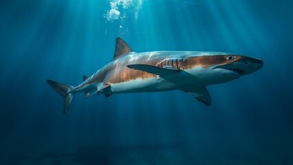 Obraz premium sand tiger shark shark marine life