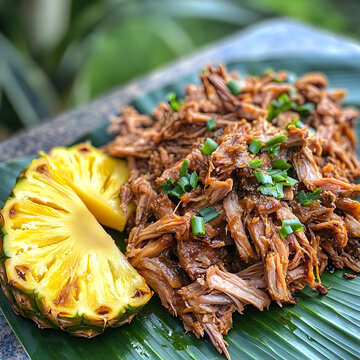 Hawaiian Kalua Pork with Pineapple