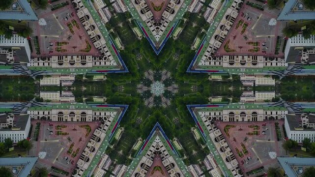 This is a fantastic kaleidoscope of parallel worlds