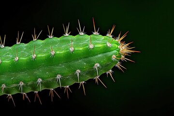 Fototapeta premium Beautiful Cowtongue Cactus Thriving in Botanical Garden