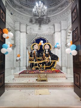 Statue of lord Krishna and Radha