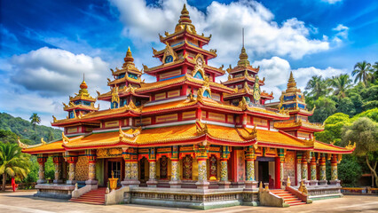 Naklejka premium temple city