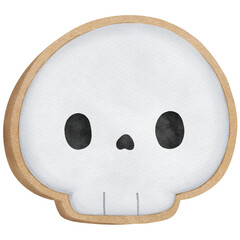 Halloween cookie. Skull shaped cookies