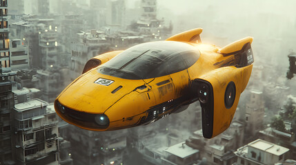 Futuristic air plane transport 