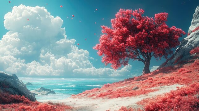 A virtual art class, where students learn painting in a fully digital environment