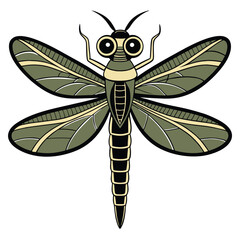 Elegant Damselfly Logo Design for Branding and Identity