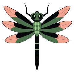 Elegant Damselfly Logo Design for Branding and Identity