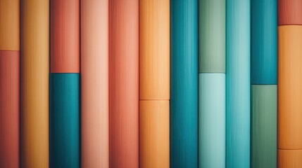 Vibrant vertical lines a play of colors in modern design aesthetic