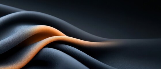 Elegant flow of textiles a visual exploration of smooth fabric waves and textural depths for artistic inspiration and design