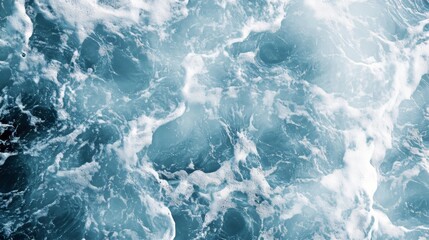 Fototapeta premium Ultra-realistic ripple water texture on a white background with sunlight shadows. Perfect mockup for products, spa, or travel backgrounds. Marble-blue water surface wallpaper