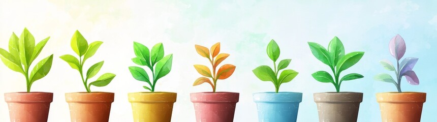Obraz premium Watercolor style, positive change in communities