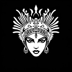 Elegant Positive-Negative Space Logo for Russian Jewelry Brand Supporting Anti-War Movement, Featuring Peace Symbols with a Gemstone in Minimalist Design &ndash; Conveying Unity, Resilience, and Hope