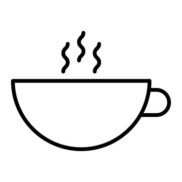 recommend clip art: coffee in a mug. outline icon