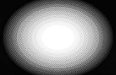 Retro Oval Vignette PNG Transparent Film Halftone Border Effect