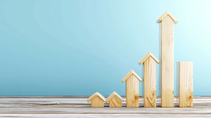 The stock chart bar growth up success idea concept is displayed on a dark background. Businesses are shown in this idea.