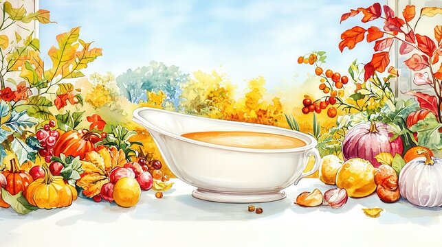 Thanksgiving cookbook cover from the 1950s