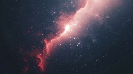 This sophisticated poster template features a pristine white backdrop, highlighting the vastness of space while providing generous space for your creative text.