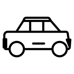 line art style vehicle icon
