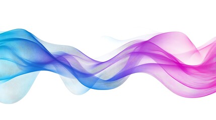 Abstract vector background with soft wavy light flow dynamics design
