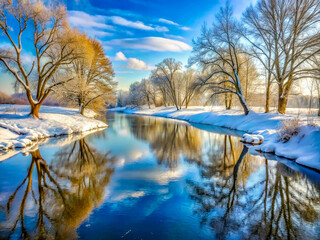 Stunning River Landscapes seasons, Serenity, and Natural Beauty from Misty Dawn to Tropical Rainforest