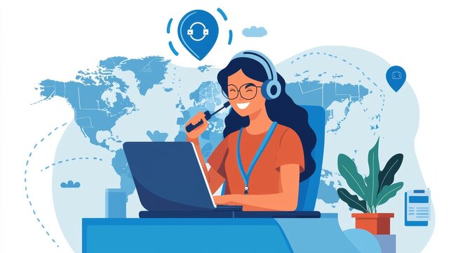 A person calling customer support for travel assistance showcasing the availability of 24/7 support for any travel-related issues